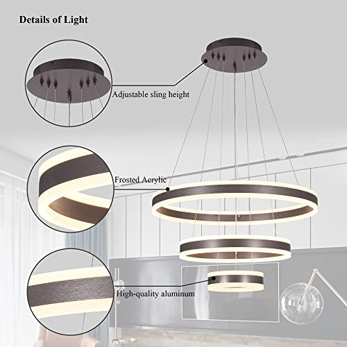 Modern LED Chandelier - Dimmable