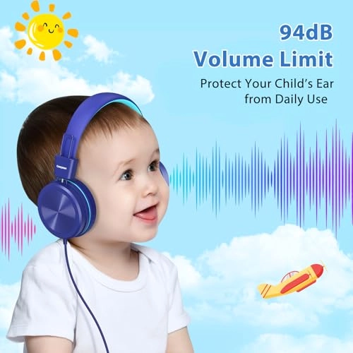 USB Type C Kids Headphones Wired Headphone
