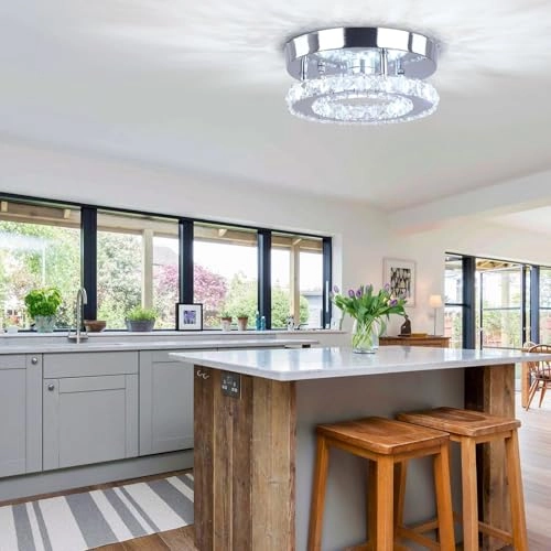 Mini Dimmable Crystal Chandelier