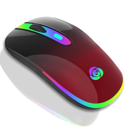 LED Slim Rechargeable Mouse - Wireless