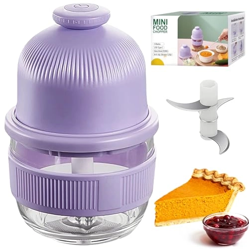 Cordless Food Processor - 350ml USB-C Rechargeable