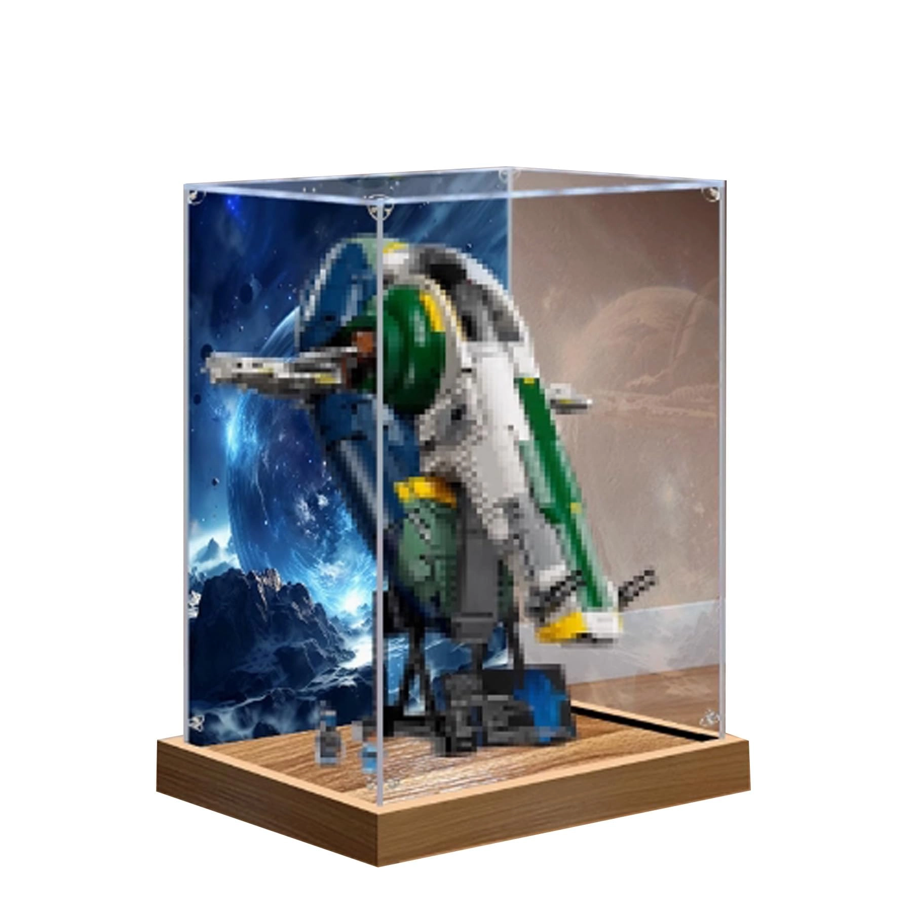 FEIRUBO Acrylic Display Box - Compatible with Lego 75409 45 x 35 x 50 cm