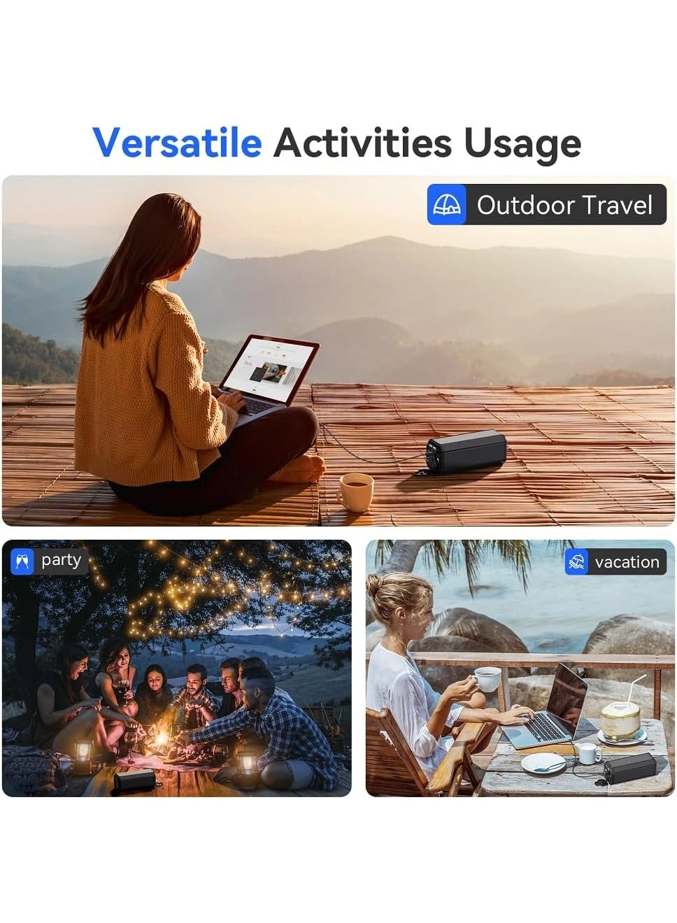 Portable Power Bank - 98Wh 100W