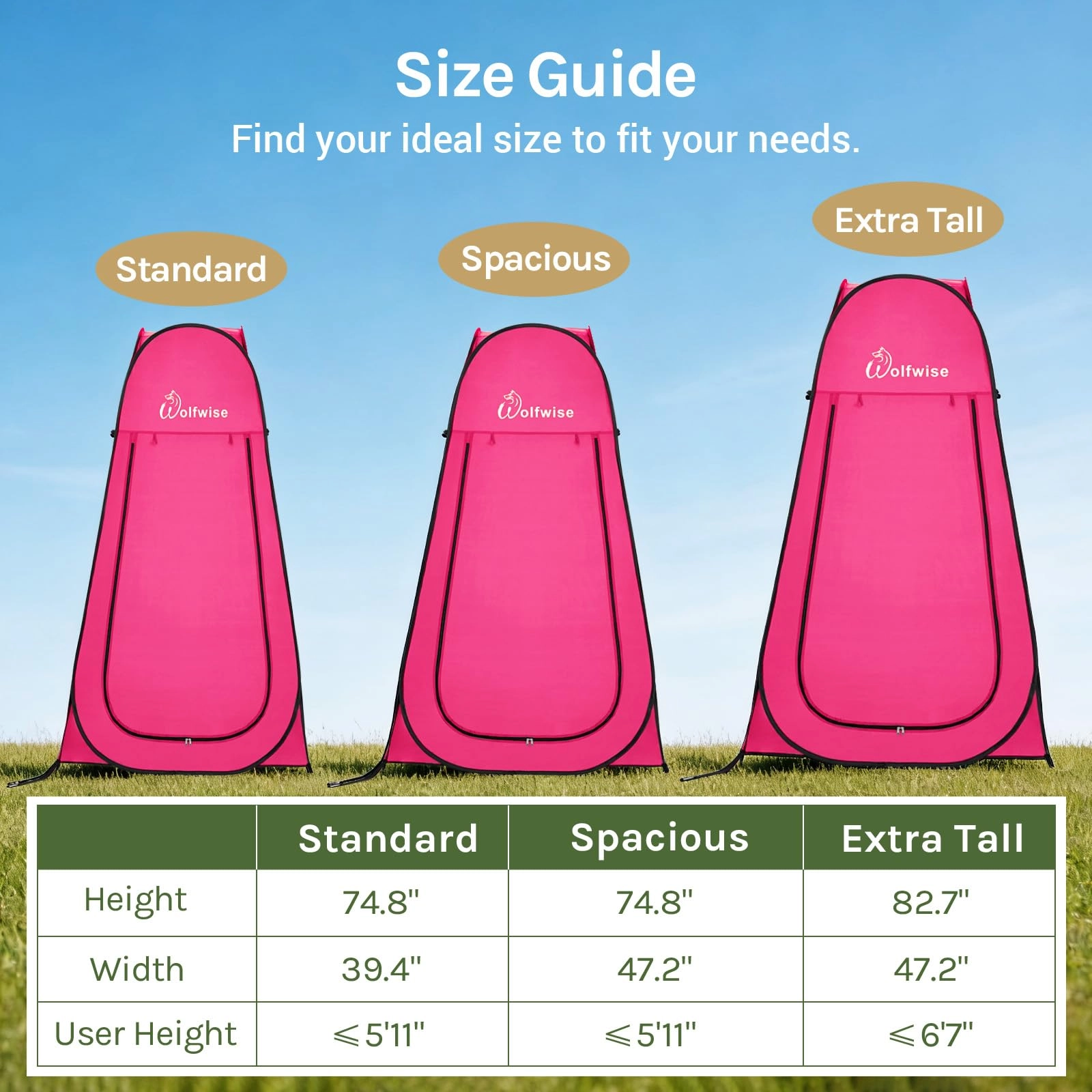 LP250168 - 6'3" H 39.4" W Green