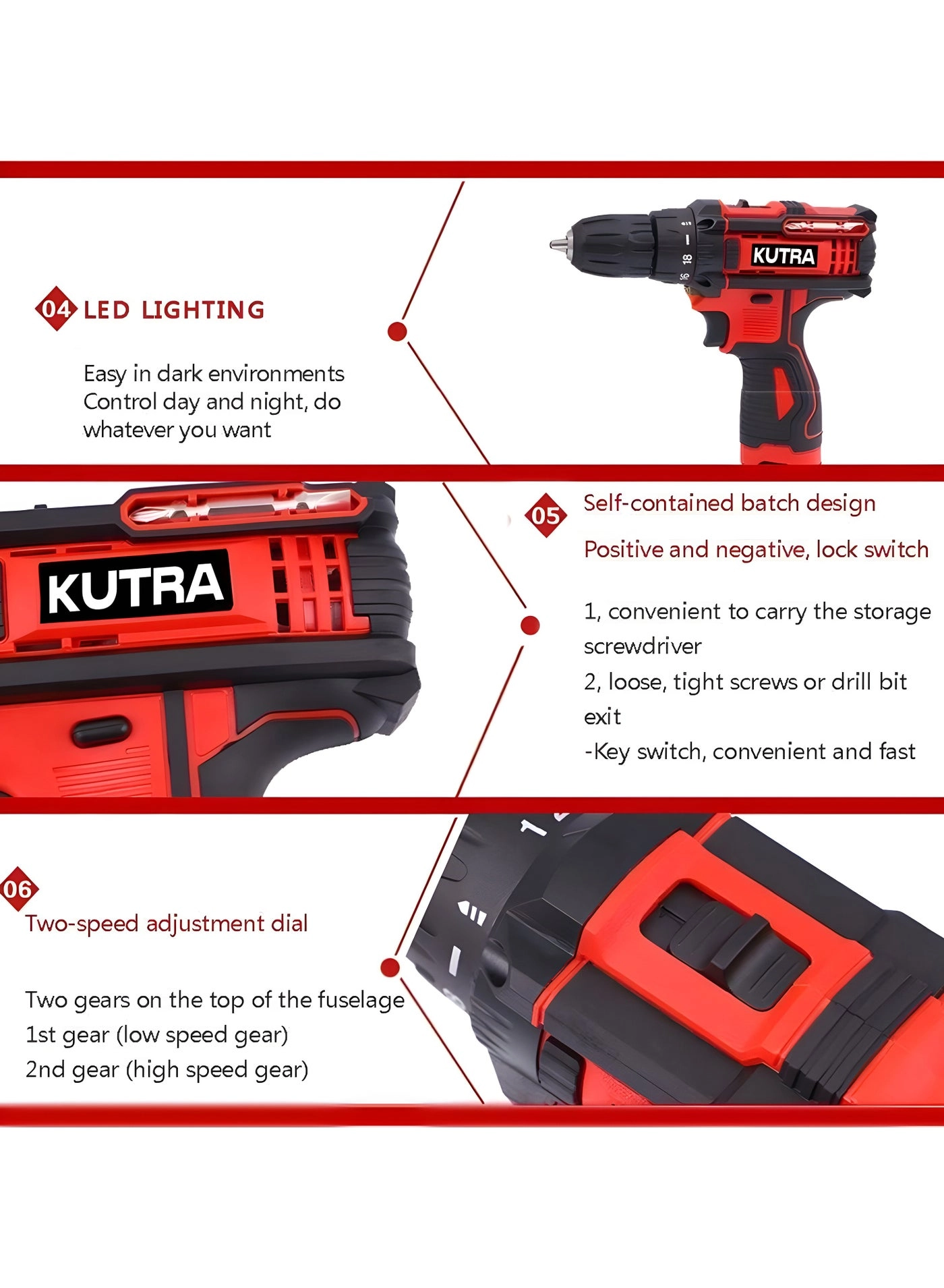 Cordless Drill - 3900mAh
