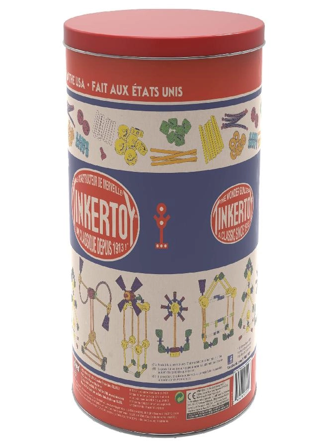 K’NEX TINKERTOY Retro Building Tin - 100 pcs