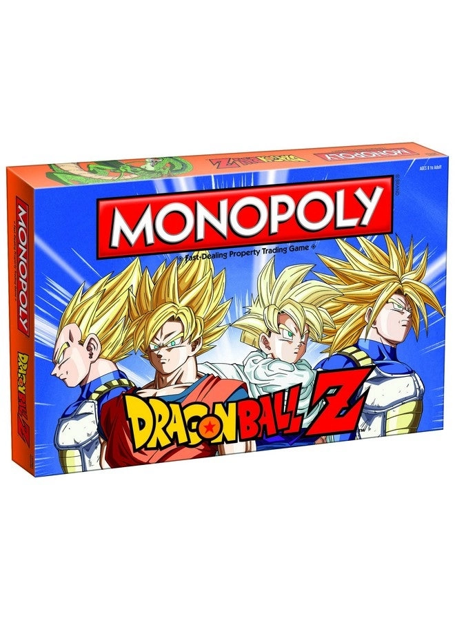 USAopoly Monopoly: Dragon Ball Z Recruit Legendary Warriors