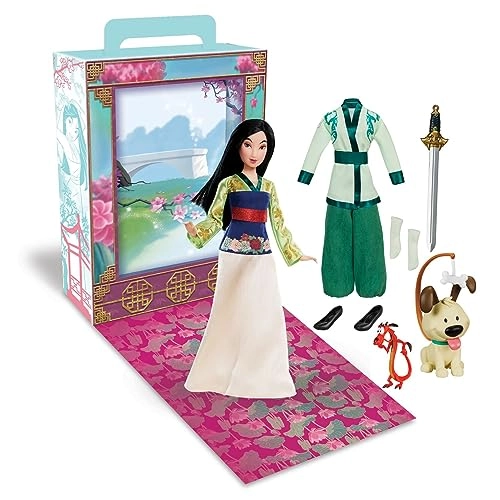 Mulan Story Doll - 11 Inches Includes Mushu & Little Brother Ages 3+