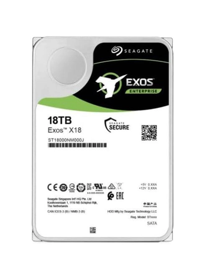 Exos X18 3.5" 7200rpm 256MB SATA 6Gb/s (ST18000NM000J) - 18TB