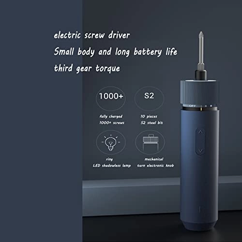 Portable One-Button Brushless Impact Lithium Electric Drill - 1200ma