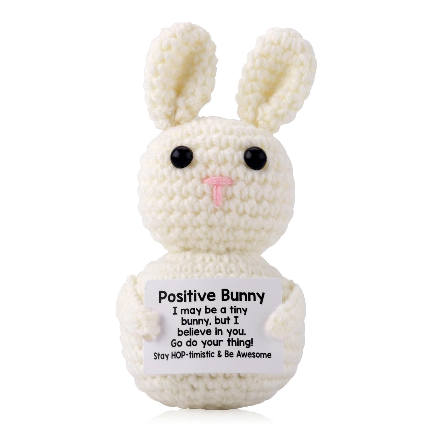 Bunny Positive Crochet - 12 cm