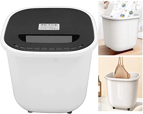 6L Mini Washing Machine, Portable Washing Machine USB Power Supply Automatic Power Off, Compact Small Laundry for Underwear, Sock, Baby Clothes, Travel, Camping, RV, Dorm