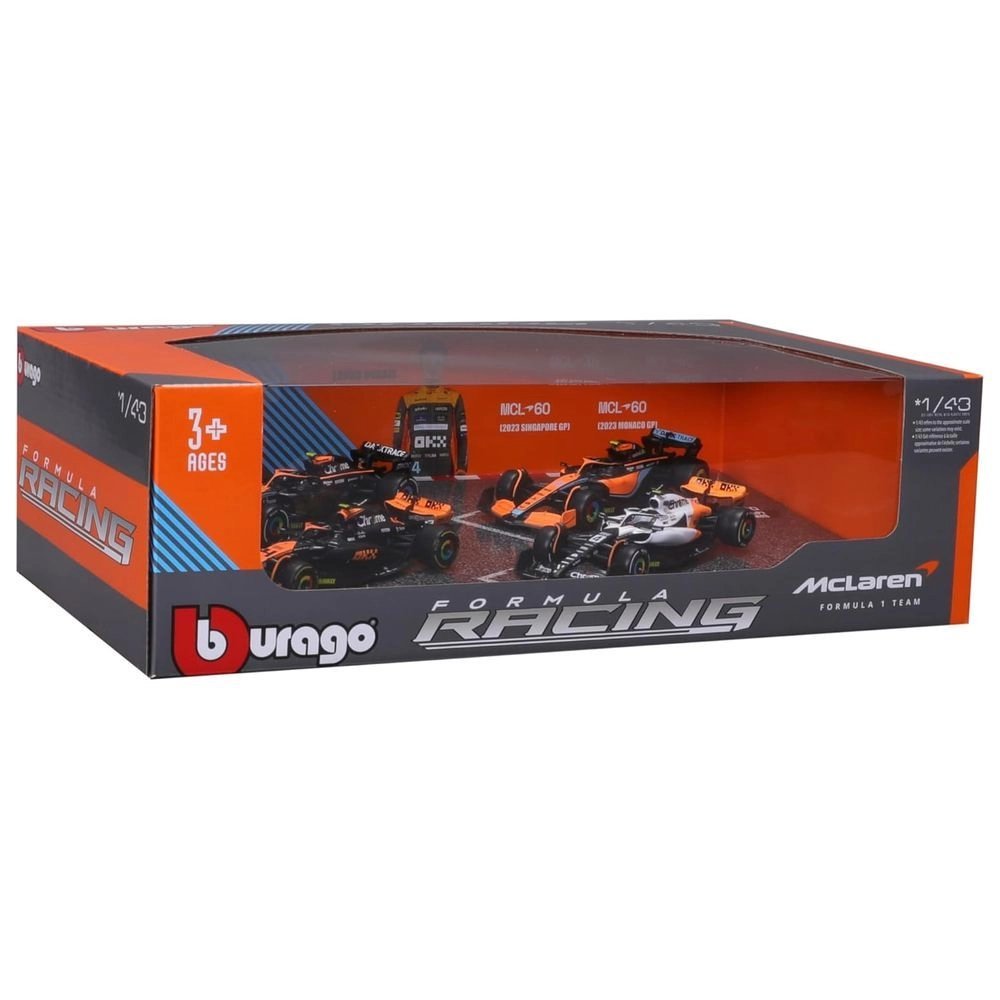 BBURAGO Formula 1 Mclaren Team - 1:43 Pack of 4