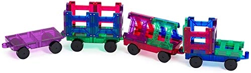 Magnetic Tiles Train Set - Cars Vehicle 20 pcs