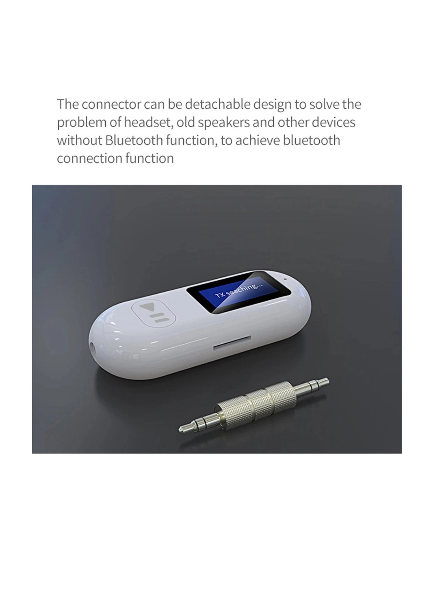Bluetooth Transmitter - built-in rechargeable battery