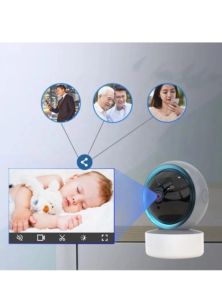 360 Degree Wireless IP Camera - 1080P