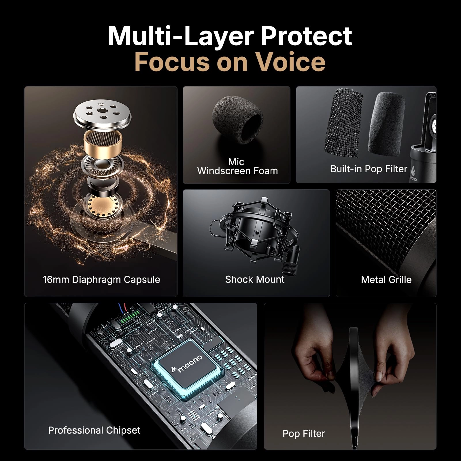 AU-A04 USB Microphone