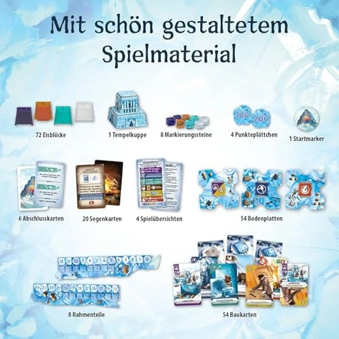 Nunatak Temple - 3D Construction 3D Tokens Strategy Game