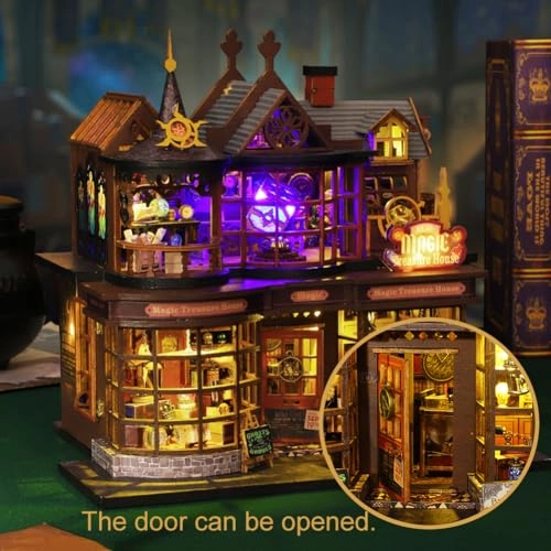 Miniature Dollhouse Kit - Mechanical Aesthetic Design 27.48 x 22.48 x 29.18 cm