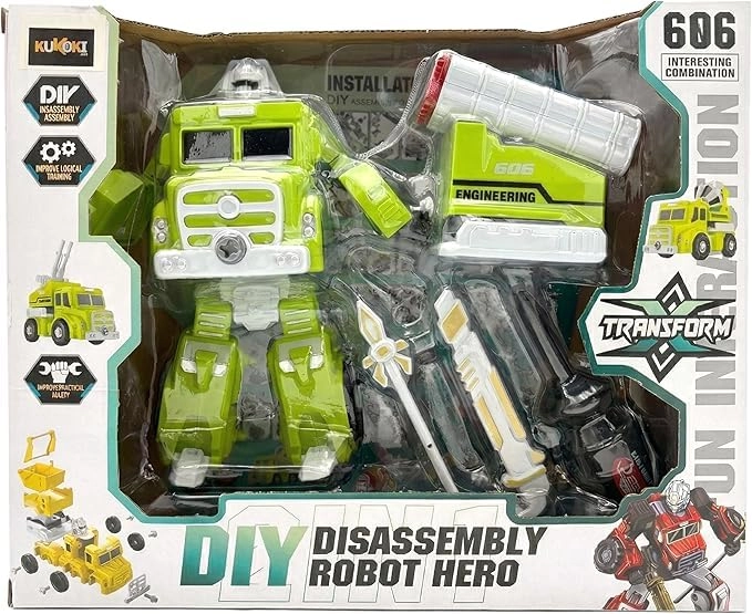 MotoyQi Diy Disassembly Robot Hero 606 - Robots