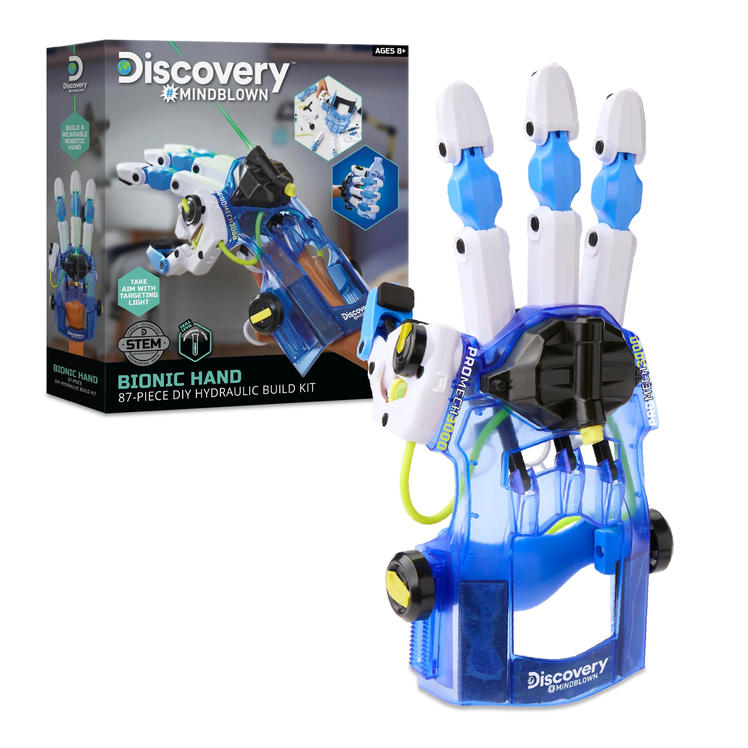 DISCOVERY MINDBLOWN Bionic Hand - 87 pieces Mechanical Engineering Robotics