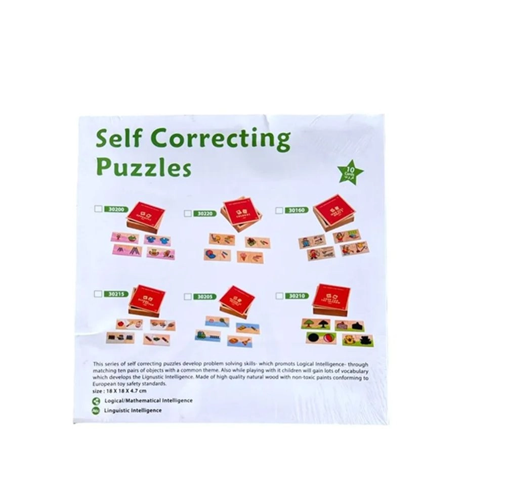 Self Correcting Puzzles - Suitable for 3 years & above