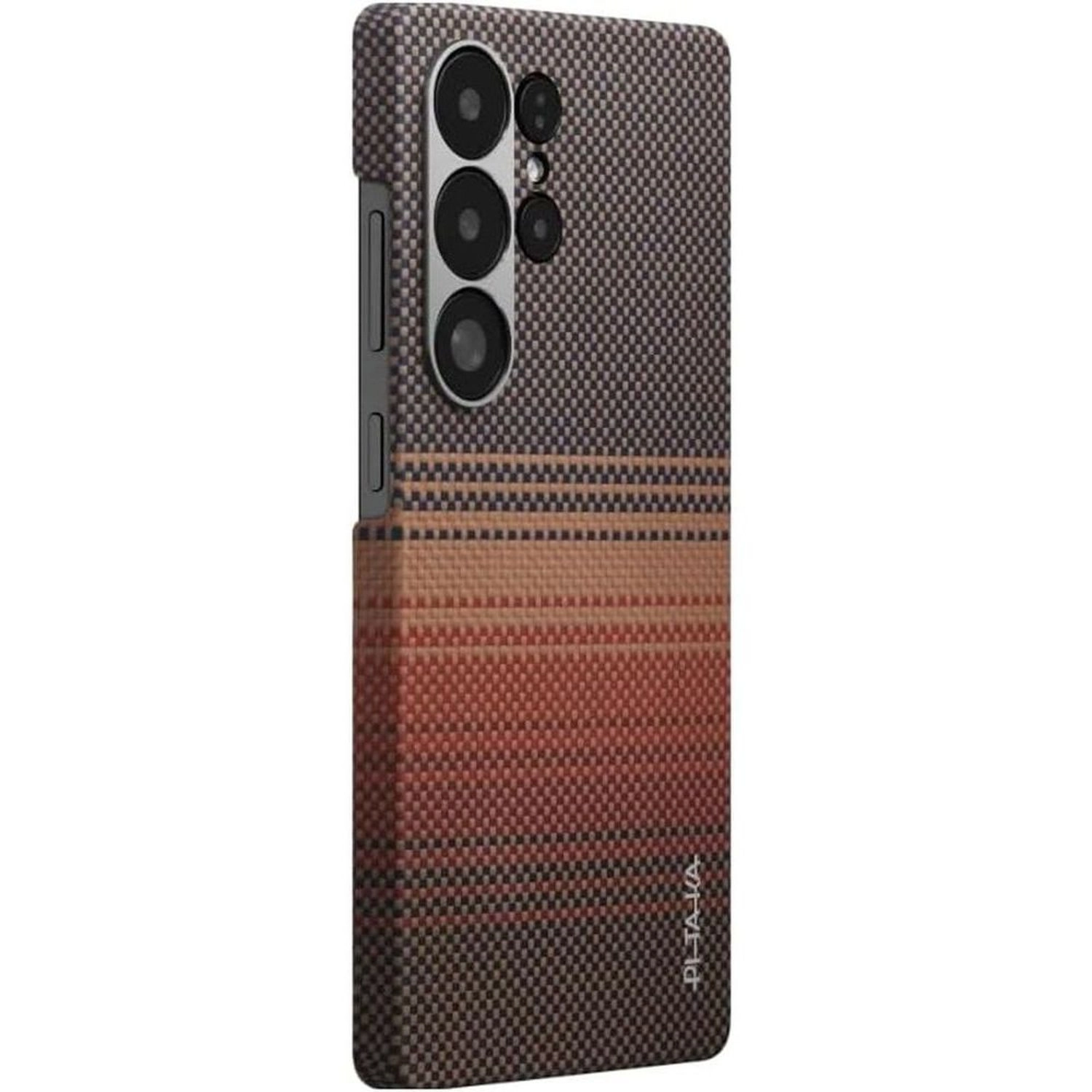 Tactile Woven Back Cover Mobile Case with MagSafe for Samsung Galaxy S25 Ultra