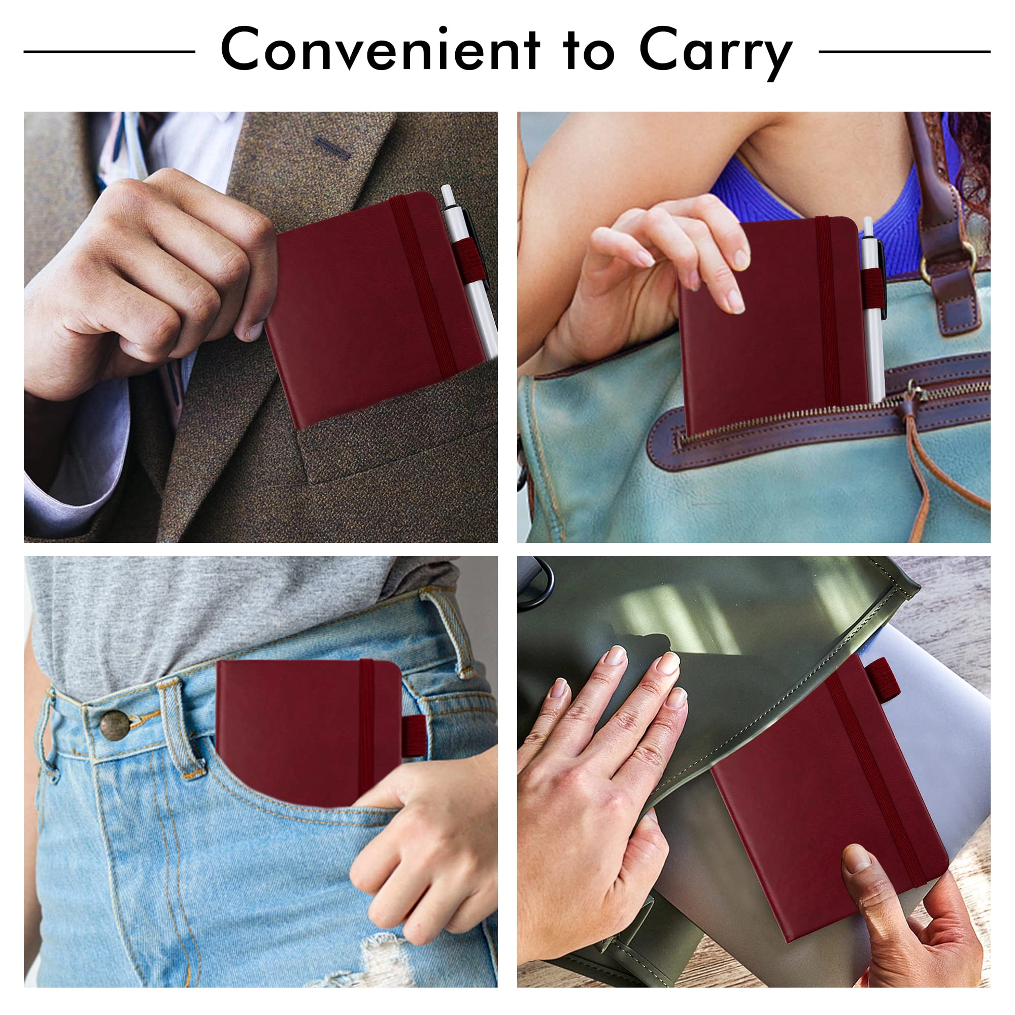 Pocket Notebook A6 Hardcover - Lined 56 Sheets