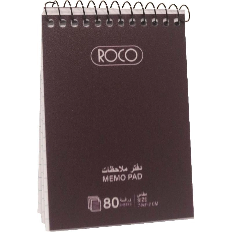 Memo Notebook A7 Spiral - Lined 60 Sheets