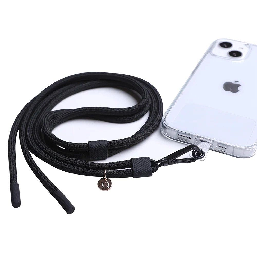 Protection Pro Mobile Smart Strap - Black Lanyard Metal Strap Lock