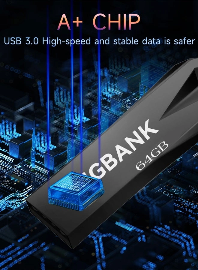 USB-Silver - USB3.0 64GB