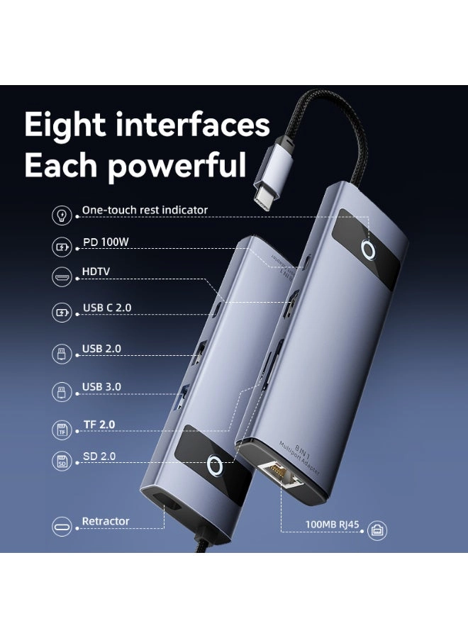 USB C Docking Station - 4K HDMI 100W PD Gigabit Ethernet