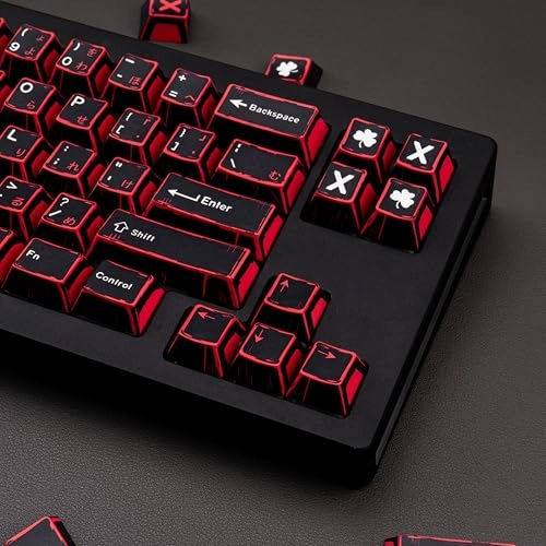 Manga Style PBT Keycaps Set - keyboard