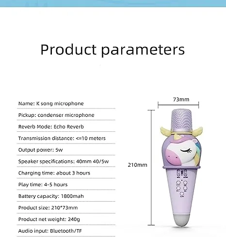 Felix Wireless Karaoke Microphone + Speaker - 3 +