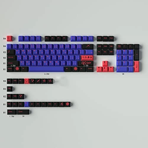 PBT Gray Japanese Keycaps - USB