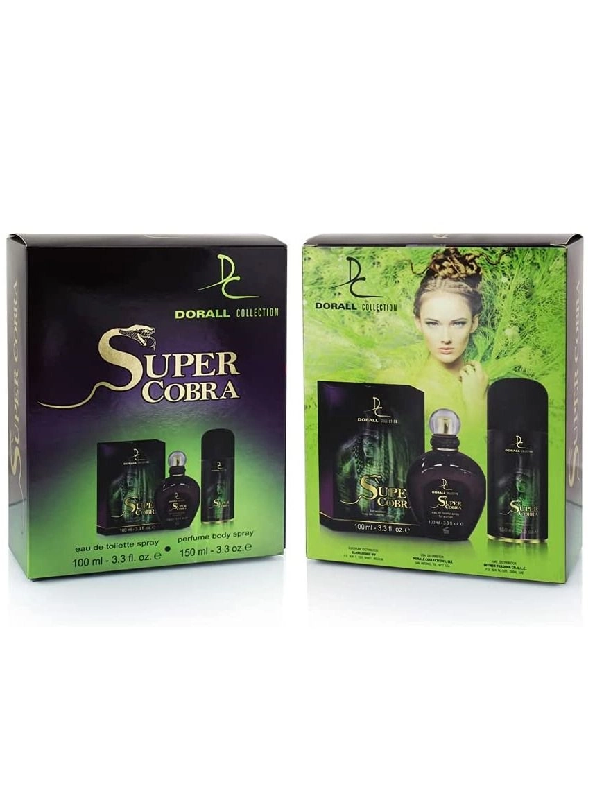 Dorall Collection Super Cobra Eau de Toilette 100ml + 150ml Promo Pack