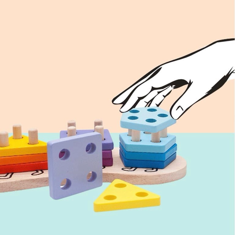 Geometric Shapes Sorting Puzzle - 2+