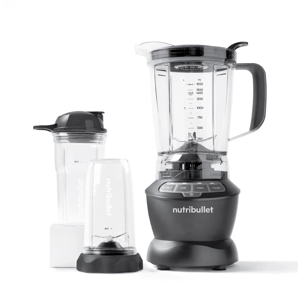 Nutribullet Full Size Blender + Combo , 7 Piece Set, Multi Full Size Blender - 1000W Set