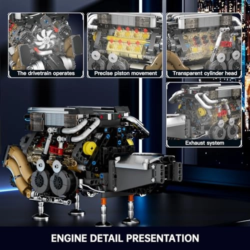 W16 Engine Kit Physical Science - 14 years+ 952 pieces