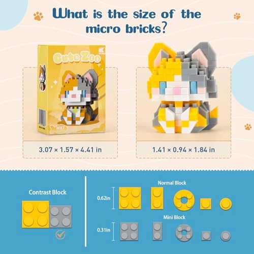 Cat Building Set - 1047 pcs