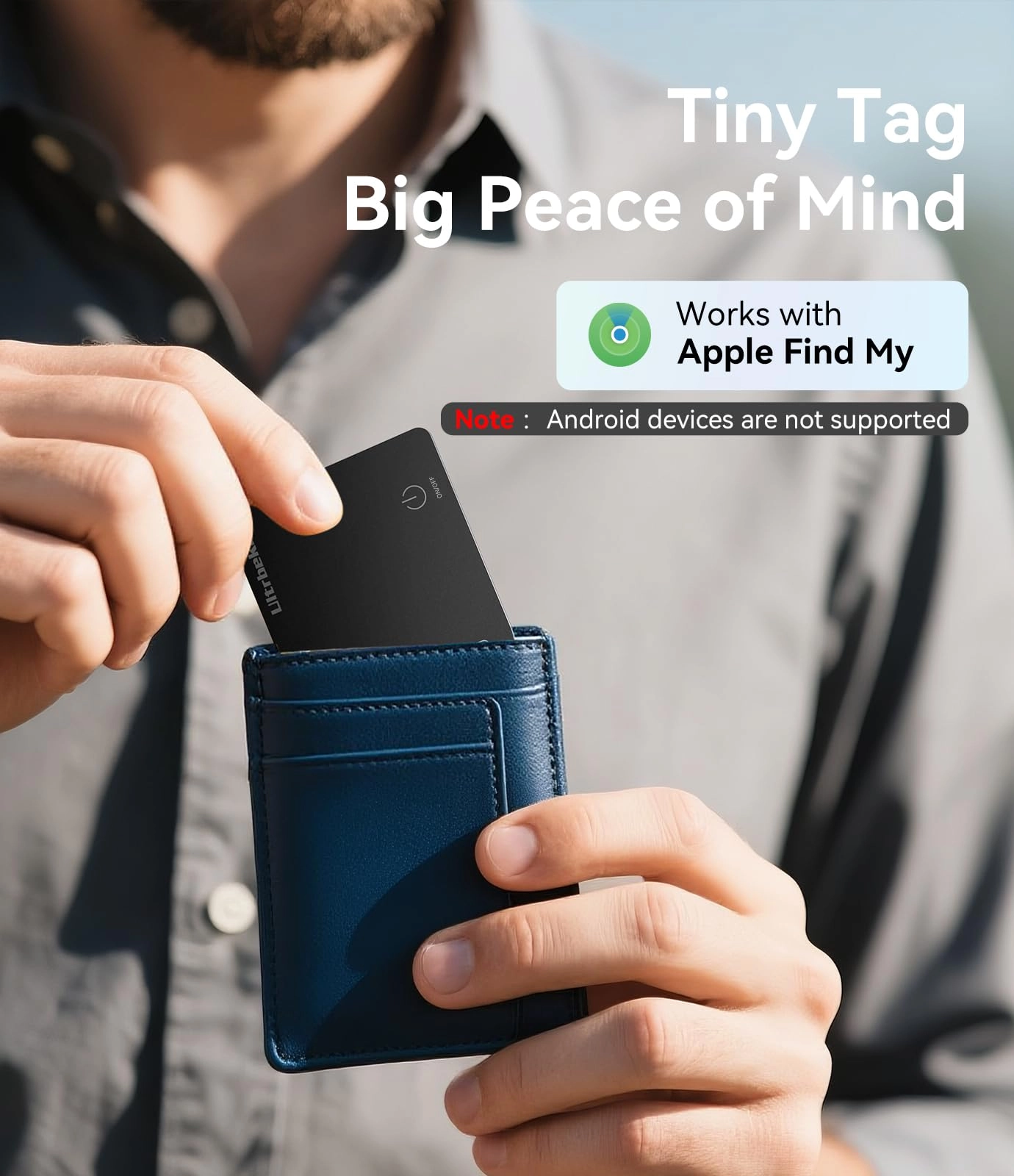 Ultra-Thin Wallet Tracker Card