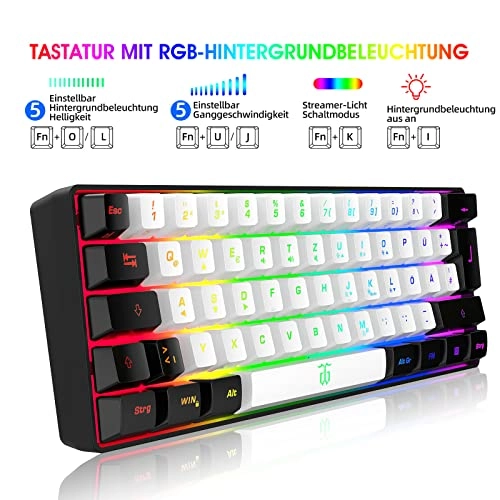 60% Mechanical Gaming Keyboard - Wired