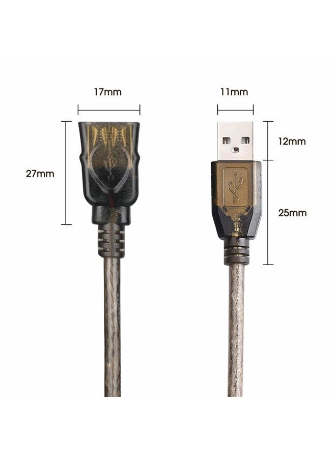 Extension Cable 480 Mbps USB-A to USB-A 15.2m