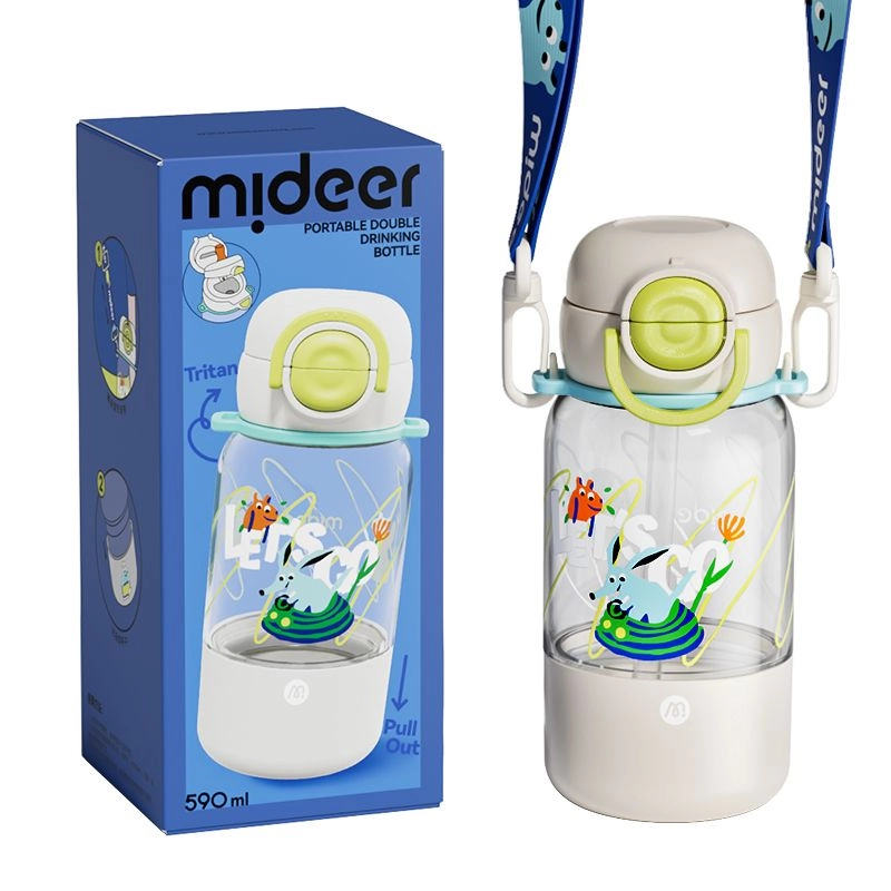 MIDEER Water Bottle Leak-Proof Tritan 590 ml