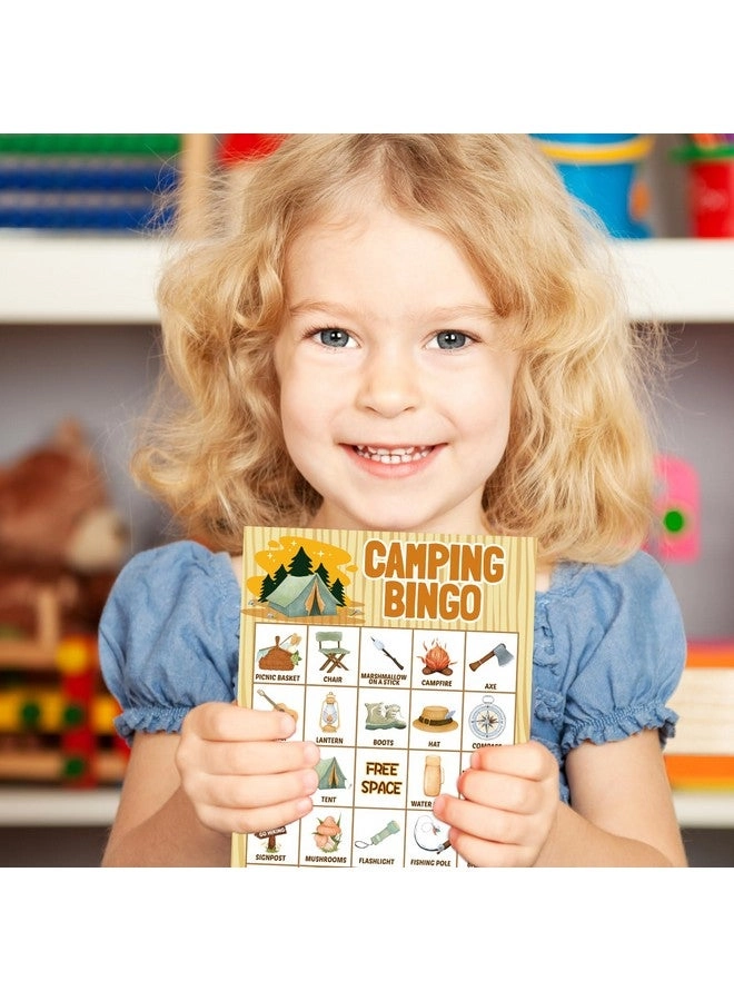 Camping Bingo Game - English