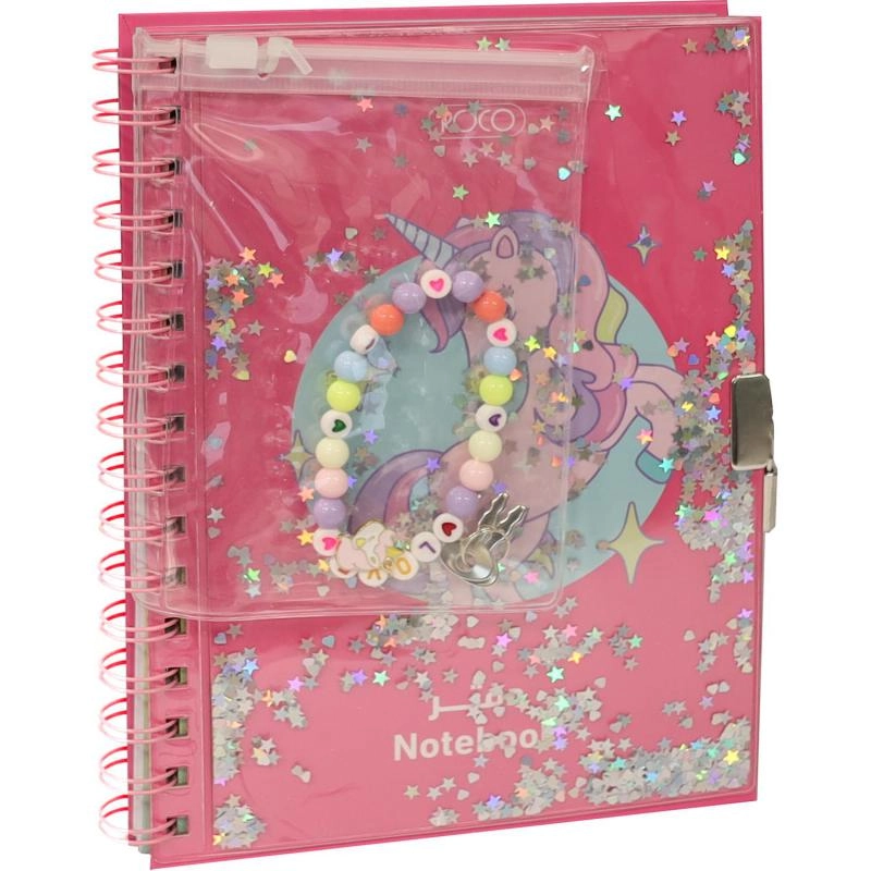 Notebook 19 X 26 cm Spiral - Grid 100 Sheets