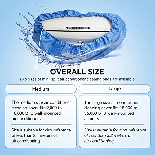Split Air Conditioning Cleaning Waterproof Cover Bag - Universal Compatible