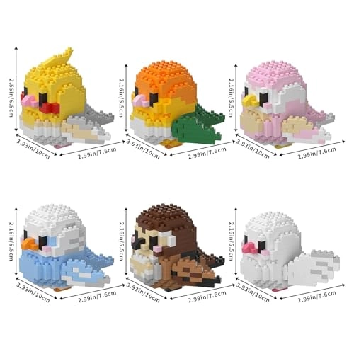 Cute Bird Mini Building Blocks - Cute Bird 6 pcs