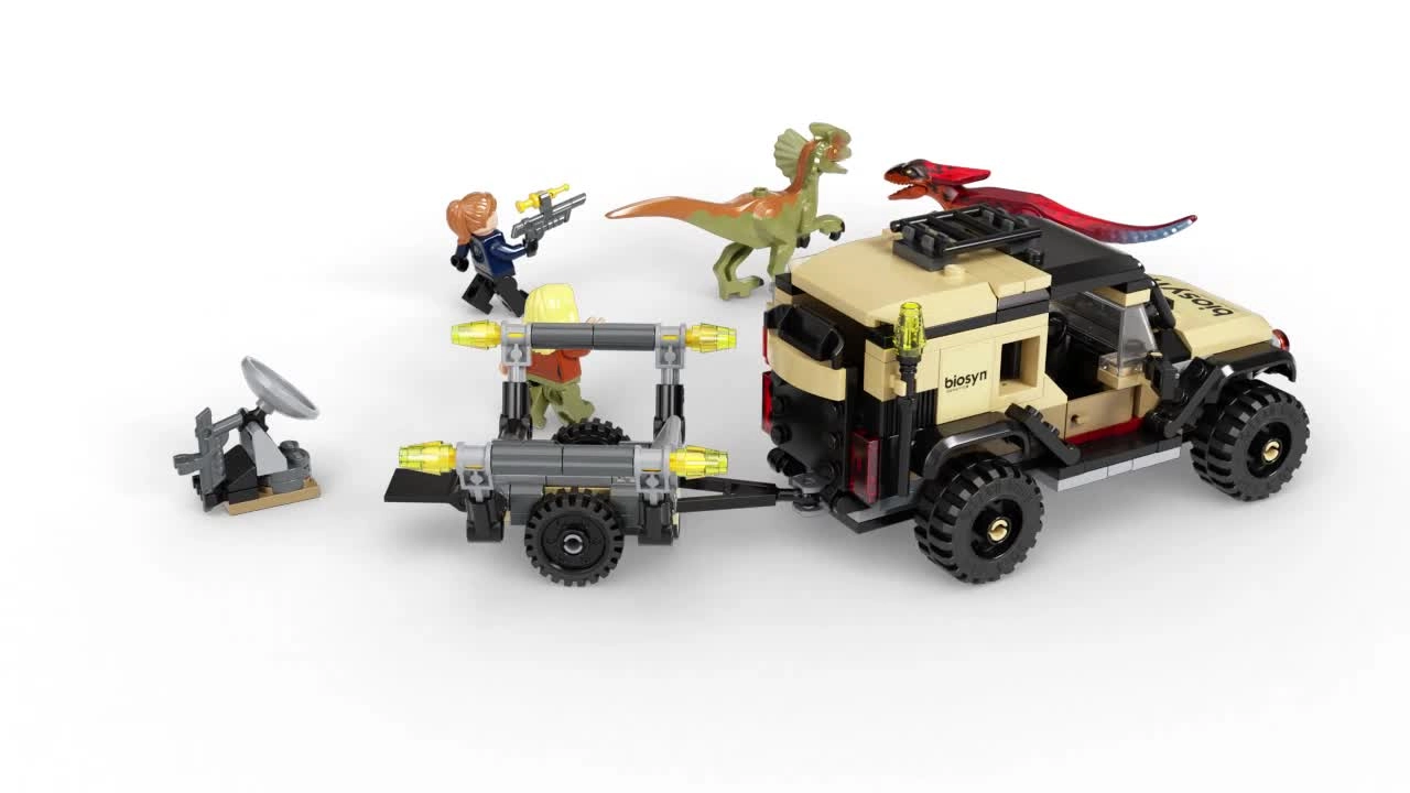 Jurassic World Pyroraptor & Dilophosaurus Transport (76951)