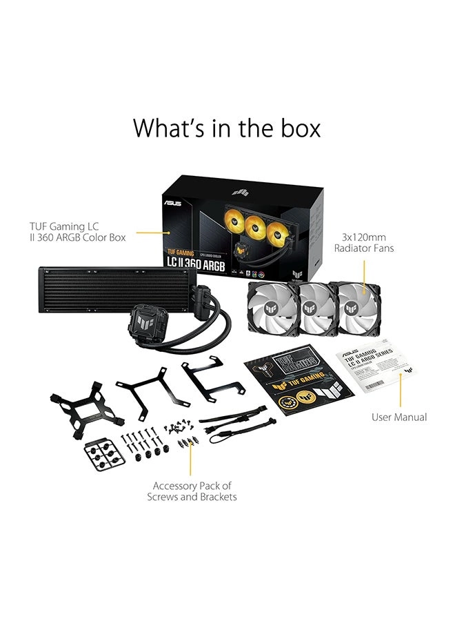 TUF Gaming LC II 360 ARGB - 3 fan(s) 120mm